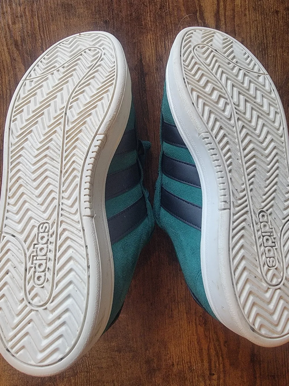 Adidas Green Suede Campus Sneakers